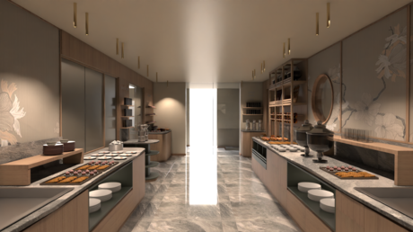 Meteo, Moena, Soraga, Latemar: tutto nella nostra gallery Buffet moderno con dolci e stoviglie in sala elegante